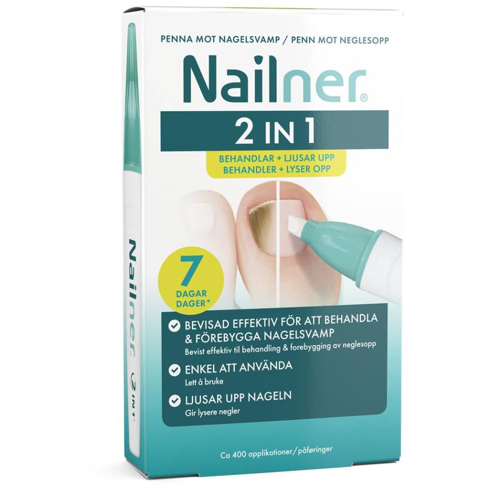Nailner Penna 2-i-1 Neglesvampbehandling