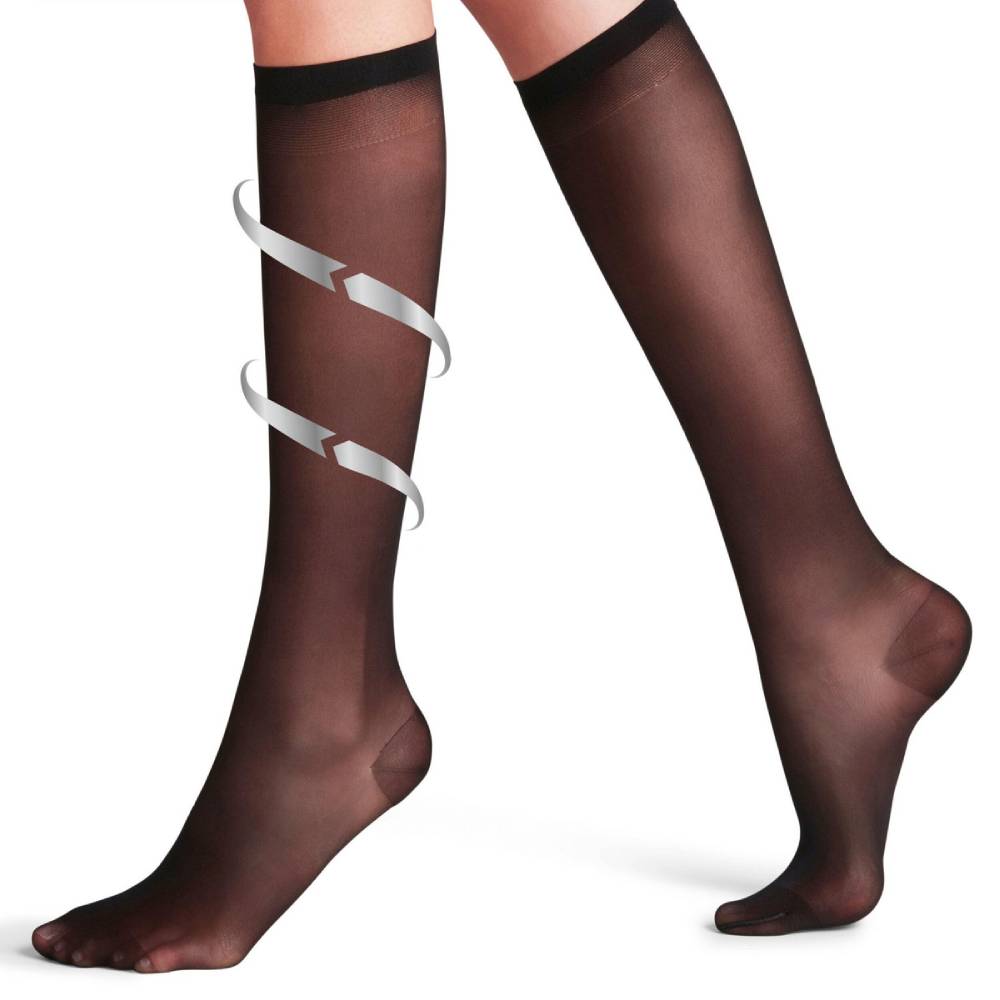 Falke Støttestrømper Vitalize Nylon 20 DEN Sort