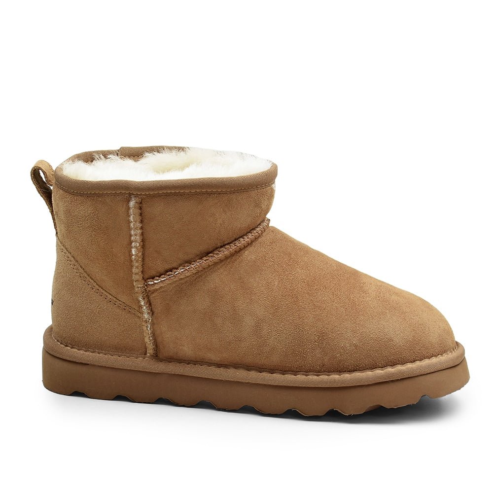 Rugged Gear Fåreskindstøvler Chestnut