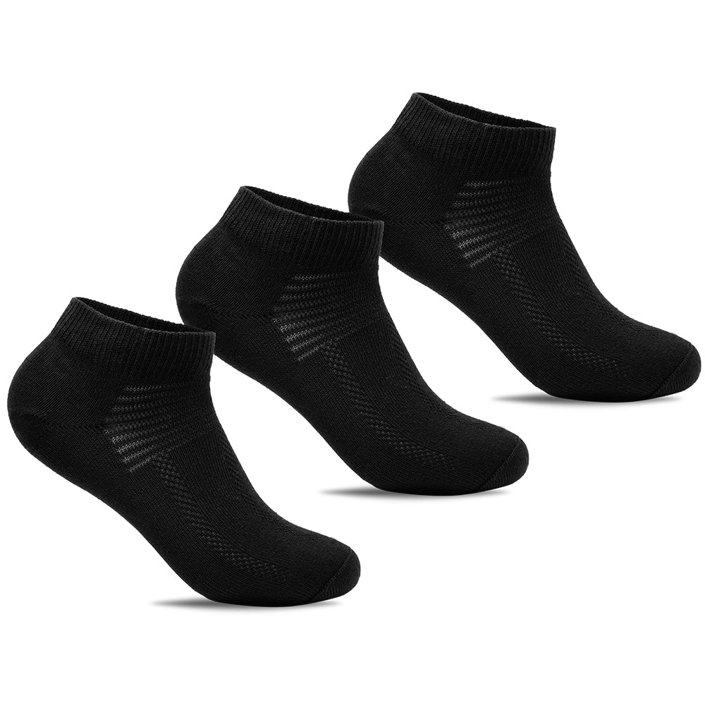 Minfot Strømper Trainer Sort 3-Pak