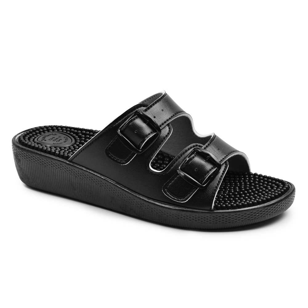 Minfot Massage Sandaler Sort