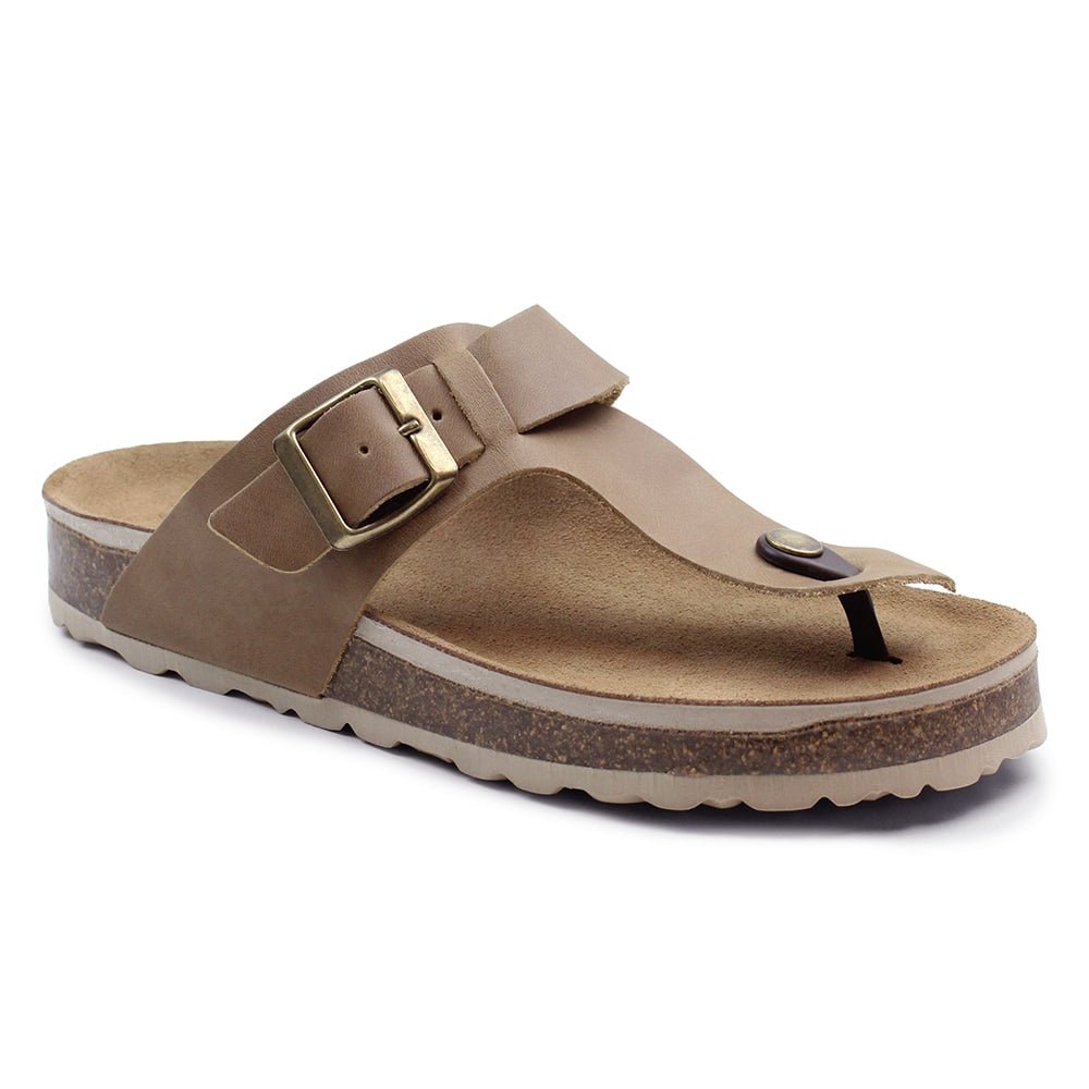 Minfot Noa Sandaler Tådeler Læder Primo Soft Beige