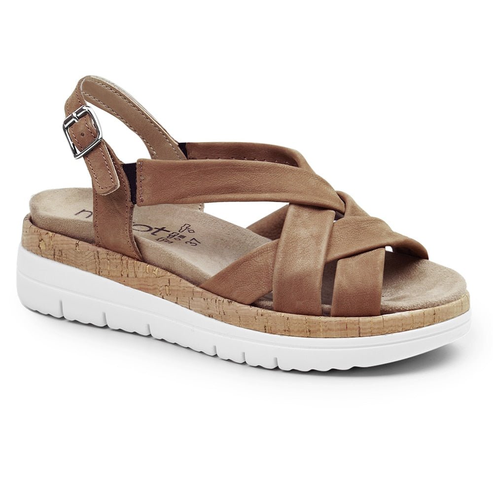 Minfot Remsandaler Sami Nubuck Tan