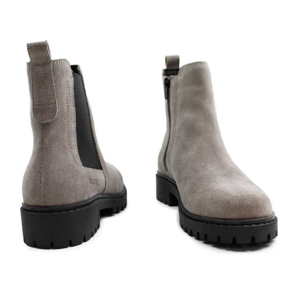 Produktbild 7 - Minfot Ribe Chelsea Boots Zip Ruskind Taupe