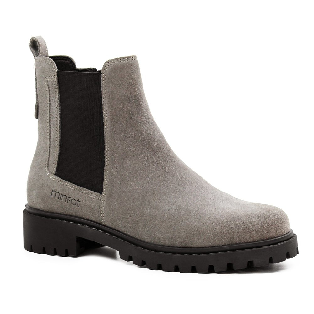 Minfot Ribe Chelsea Boots Zip Ruskind Taupe