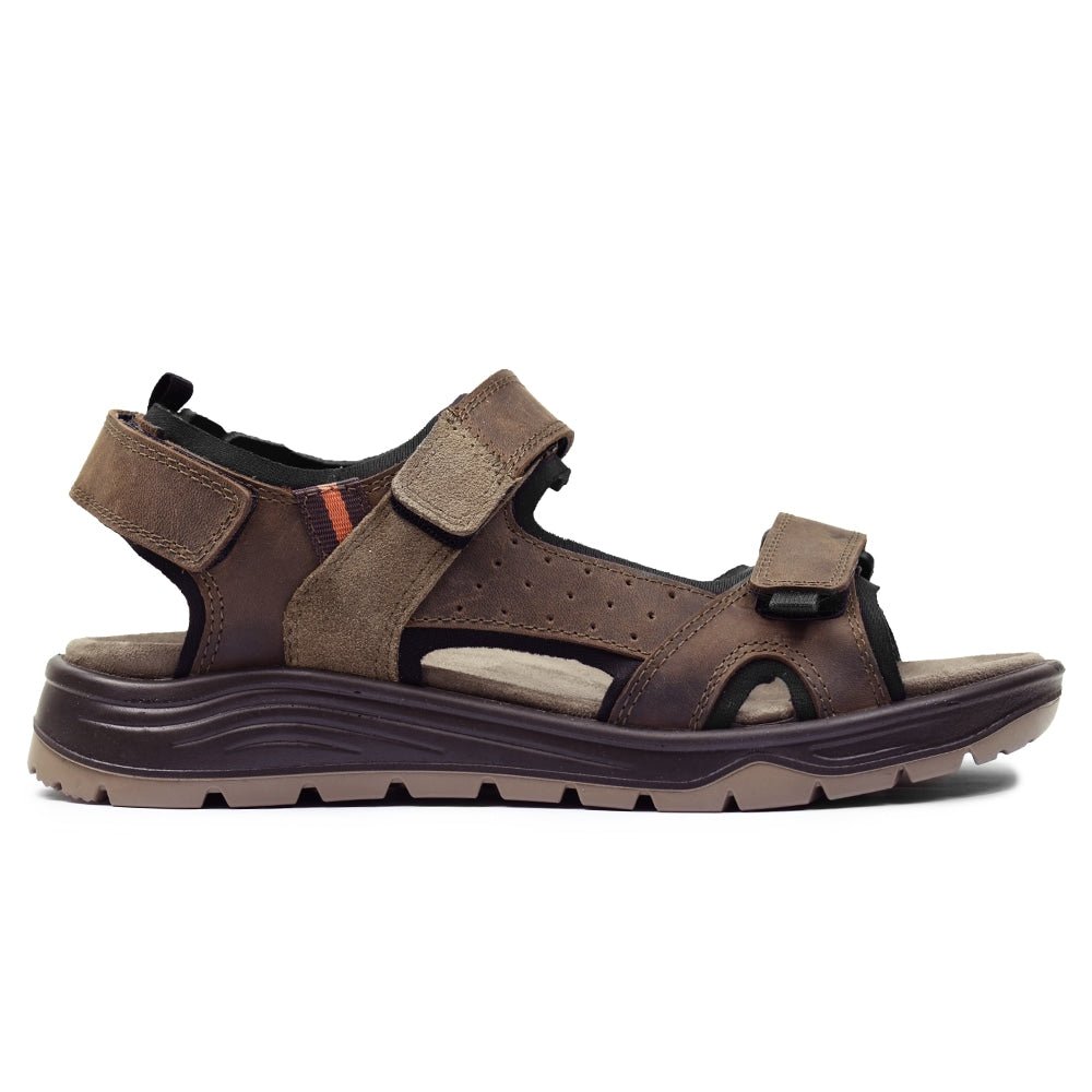 Minfot Sandaler Burensvik Herre Nubuck Brun