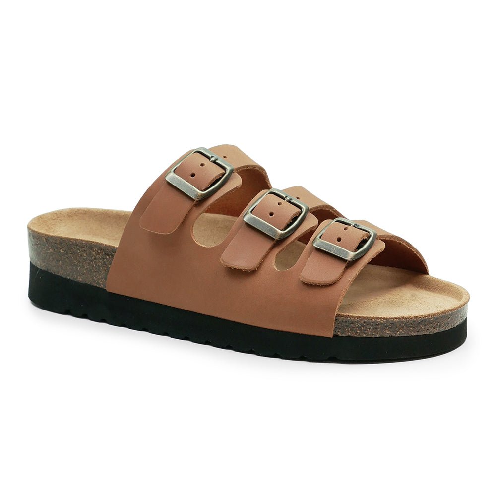 Minfot Sandaler Bio Skinn Cognac