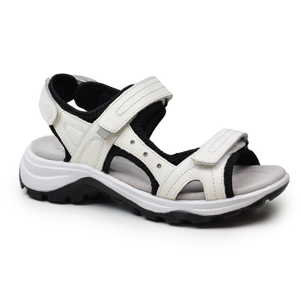 Minfot Sandaler Sandhamn Dame Læder Offwhite