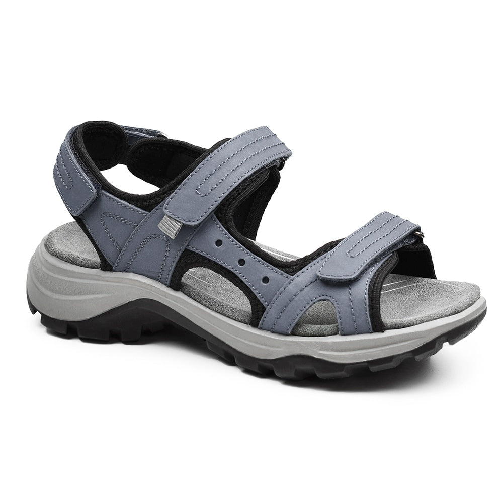 Minfot Sandaler Sandhamn Dame Nubuck Grey