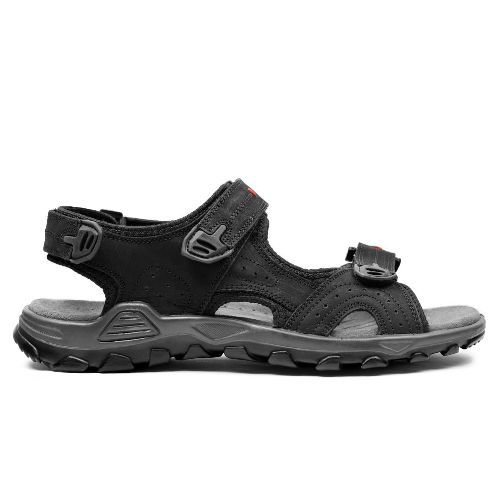 Minfot Sandaler Torekov Herre Nubuck Sort