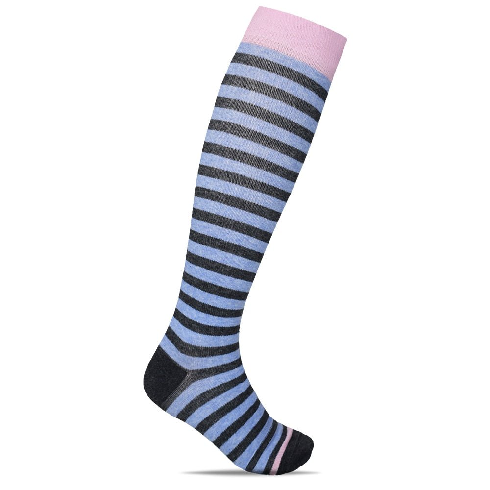 Minfot Støttestrømper bomuld Eco Line Blue