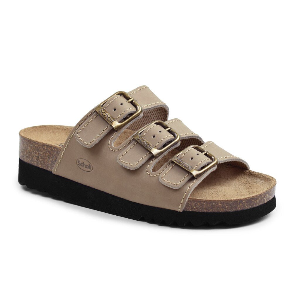 Scholl Sandal Dame Rio Wedge AD Beige