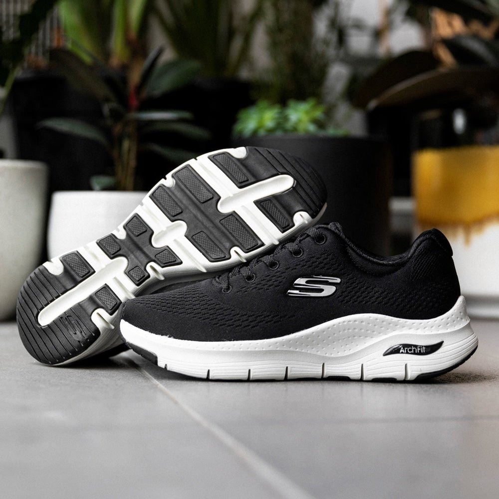 Produktbild 3 - Skechers Womens Arch Fit Big Appeal Black White