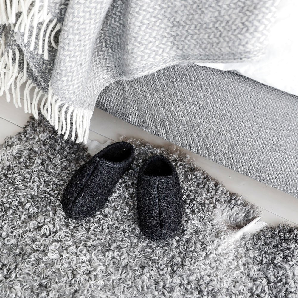 Produktbild 2 - Ulle Uldtøfler Original Ladies Black Melange