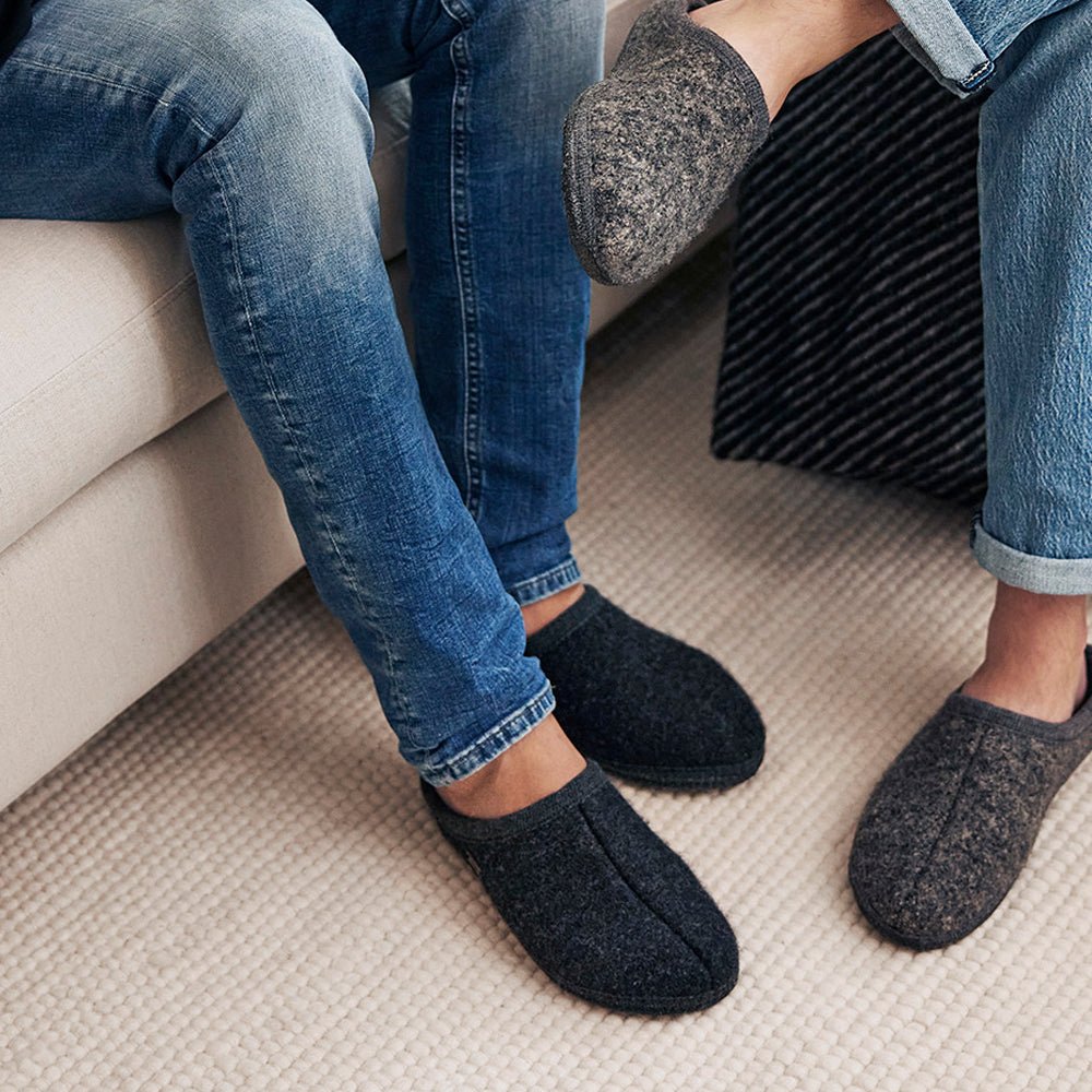 Produktbild 8 - Ulle Uldtøfler Original Mens Black Melange