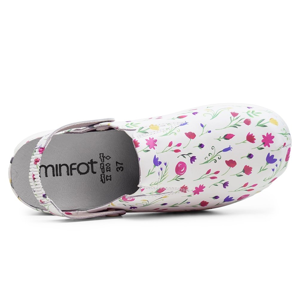 Produktbild 5 - Minfot Arbejdssko Blød Tøffel Blomster