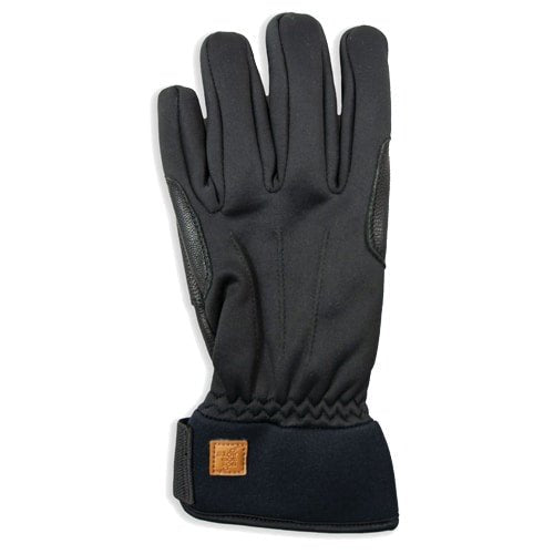 Börjesson Handsker Herre Soft Shell Læder Uttervik Sort