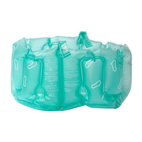 Oppblåsbart fodbad Aqua Grøn