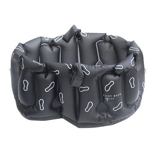 Oppblåsbart Fodbad Grafitgrå