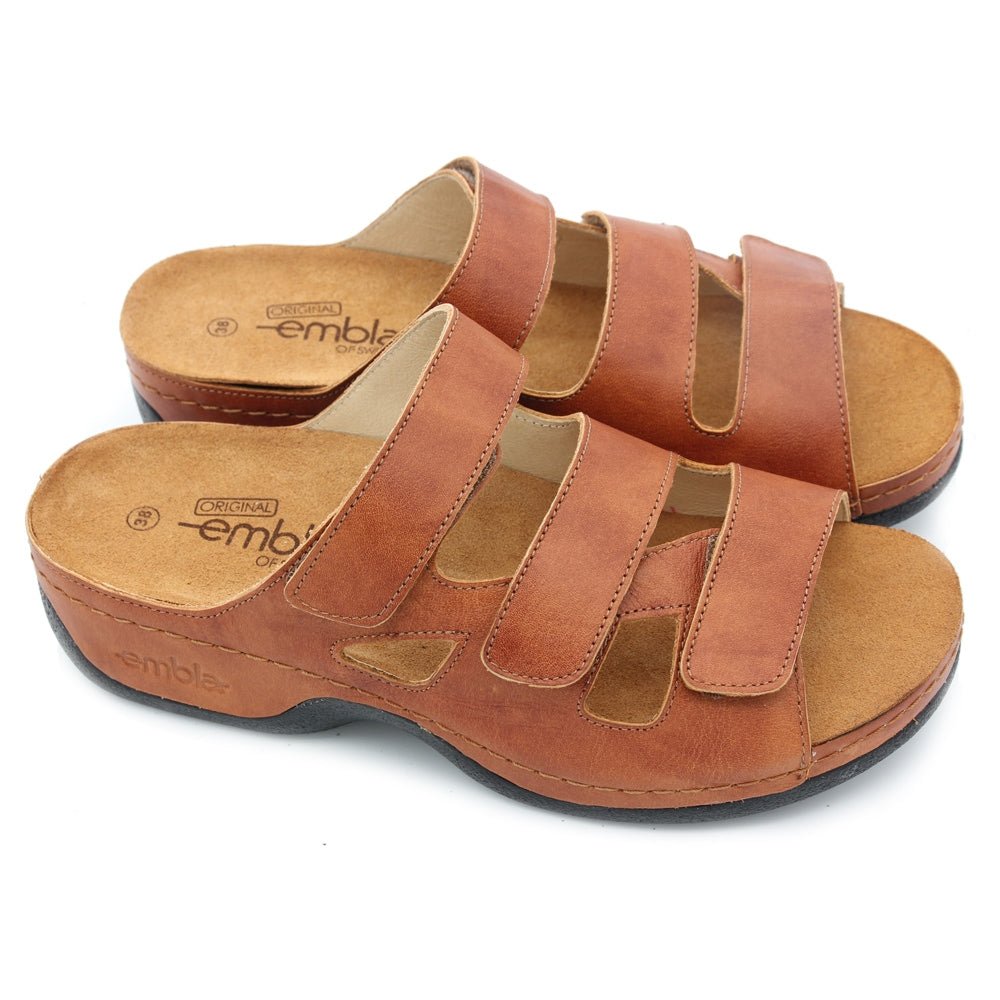 Produktbild 2 - Embla Hälsoskor Sandaler Sofia Kastanj ergoflex