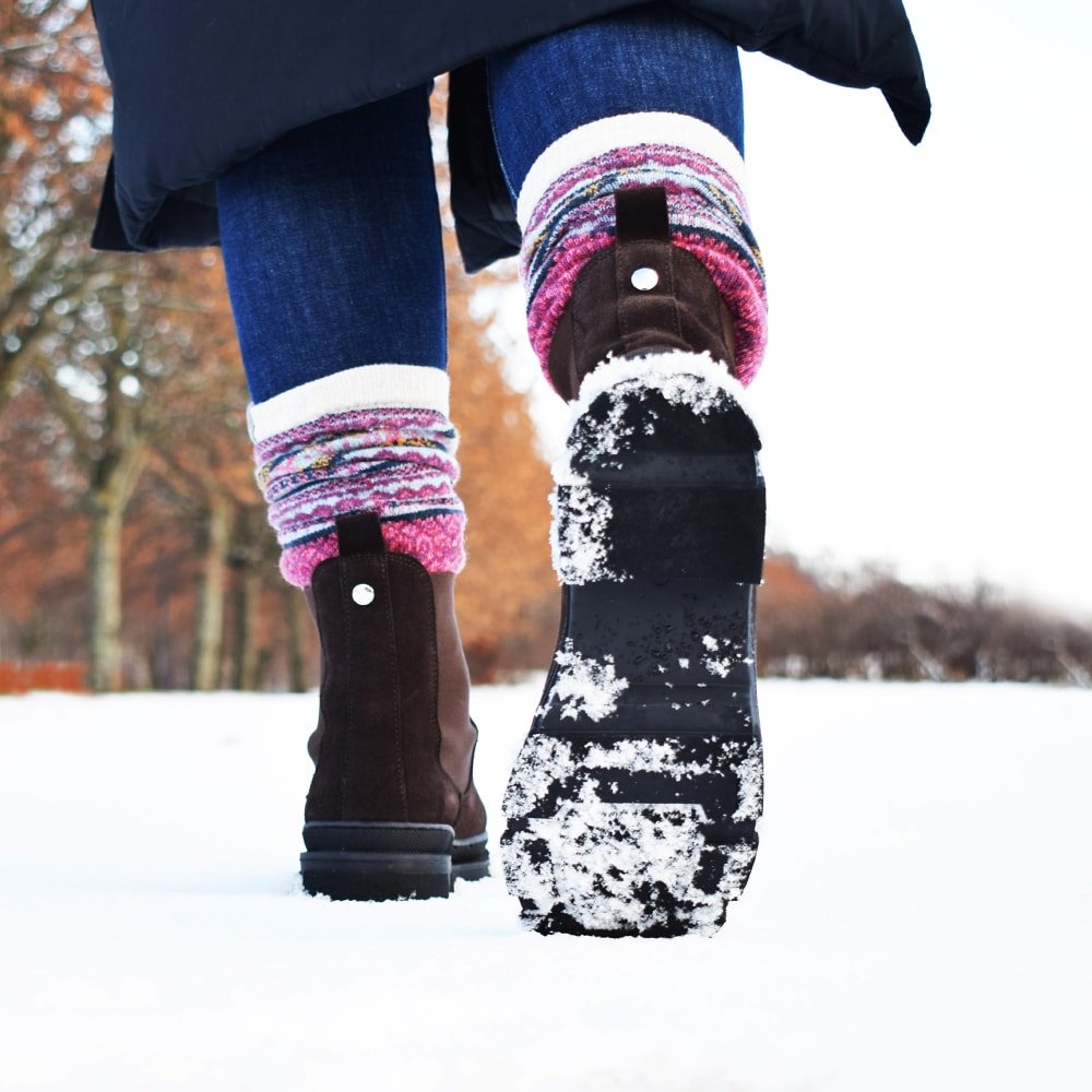 Produktbild 11 - Minfot Chelsea Boots Oslo Ruskind Mørkebrun