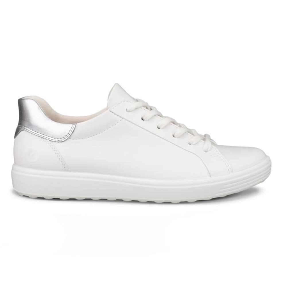 ECCO Soft 7 Dame White Sølv
