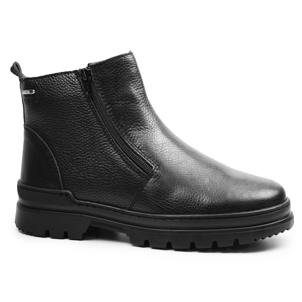 Minfot Piggsko Kalix Skinn Uld Sort