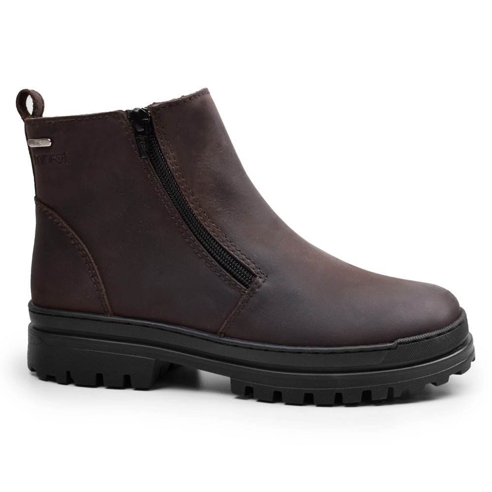 Minfot Pigsko Haga Skinn Uld Brun