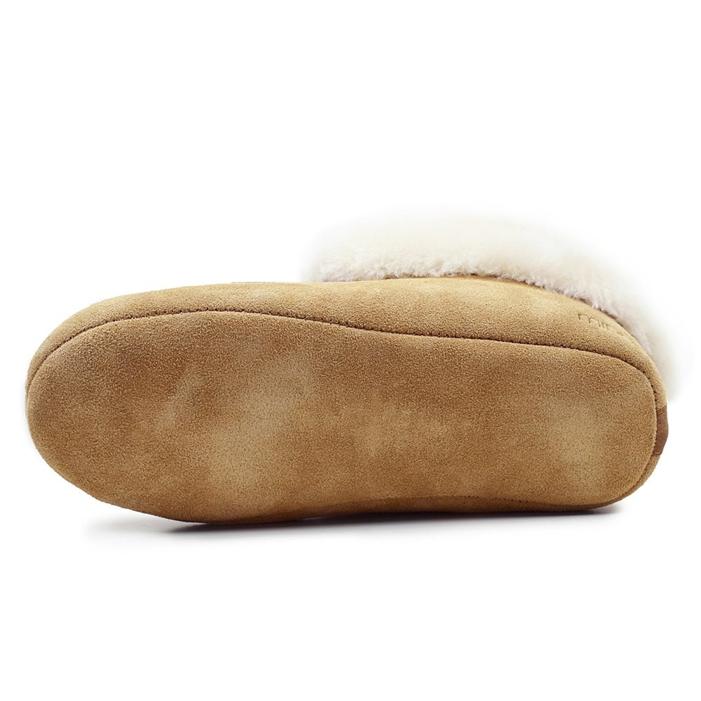Produktbild 3 - Minfot Hjemmesko Fåreskind Sunne Chestnut