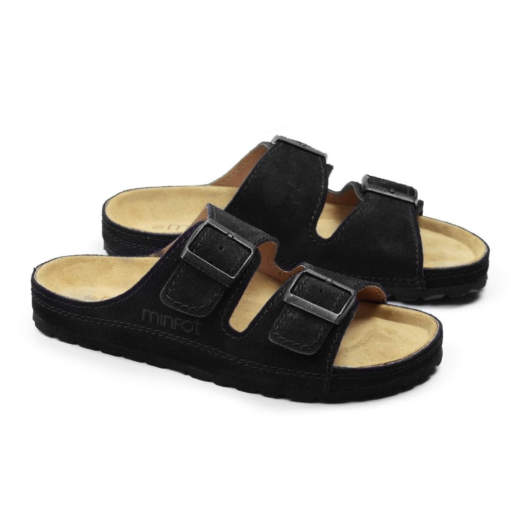 Produktbild 7 - Minfot Sandaler Voss Ruskind Sort