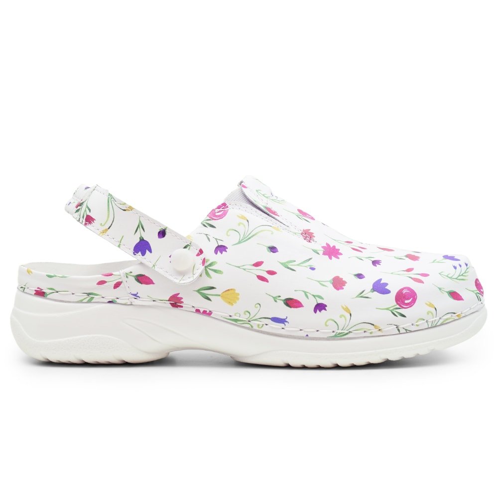 Produktbild 3 - Minfot Arbejdssko Blød Tøffel Blomster