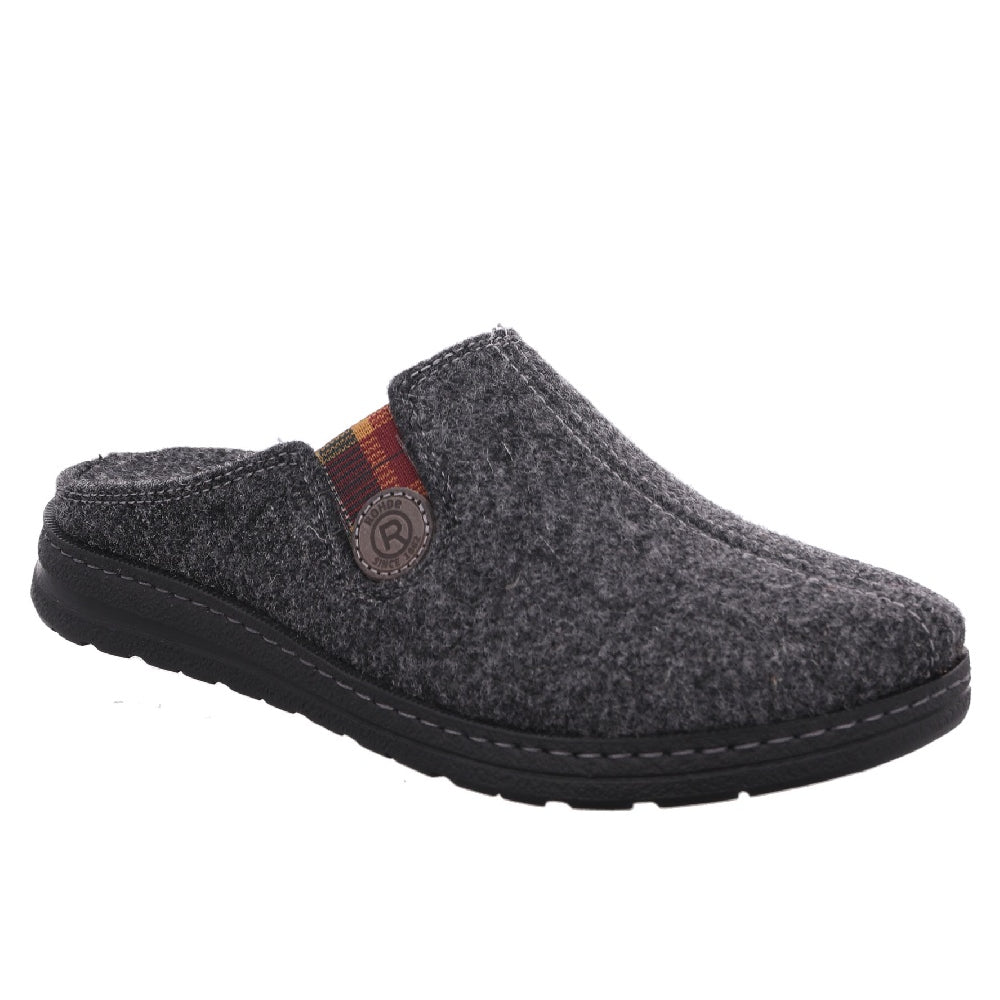 Rohde Hjemmesko Herre Asiago Filt Antracit