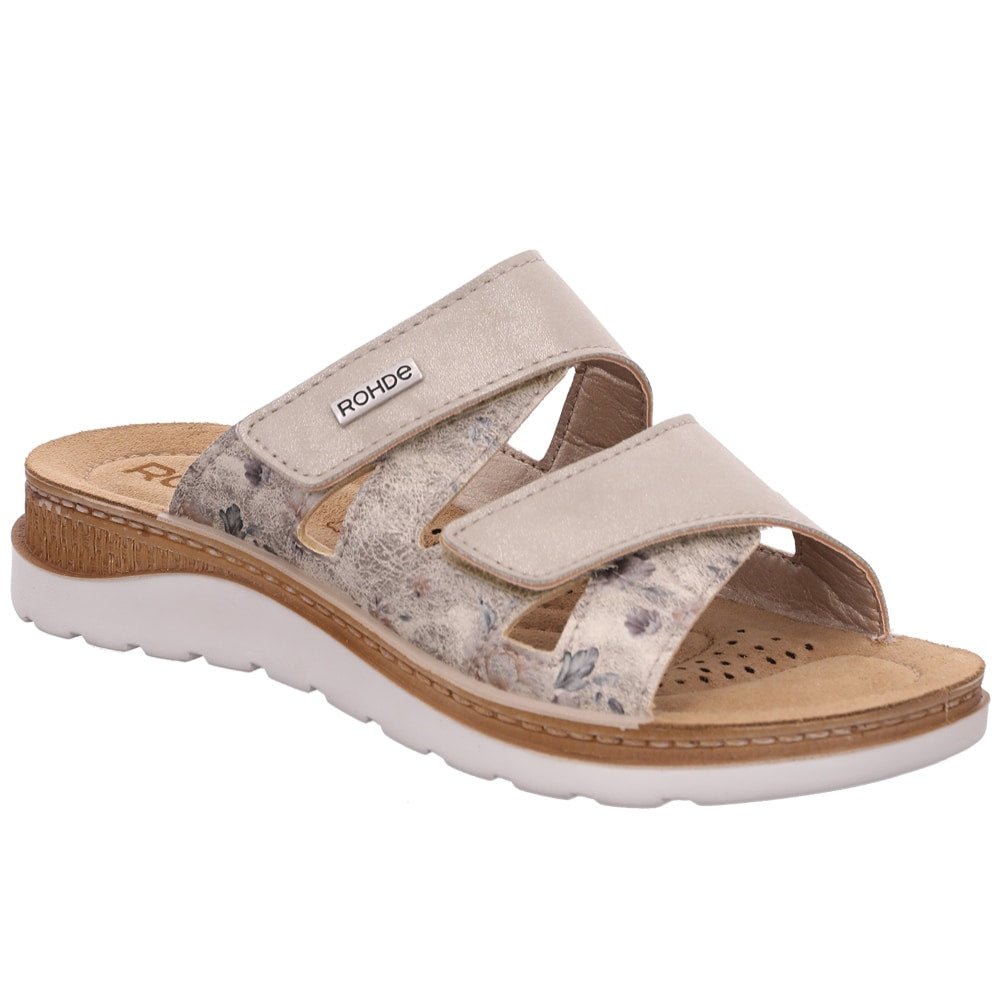 Rohde Sandaler Baviera Blomster Beige