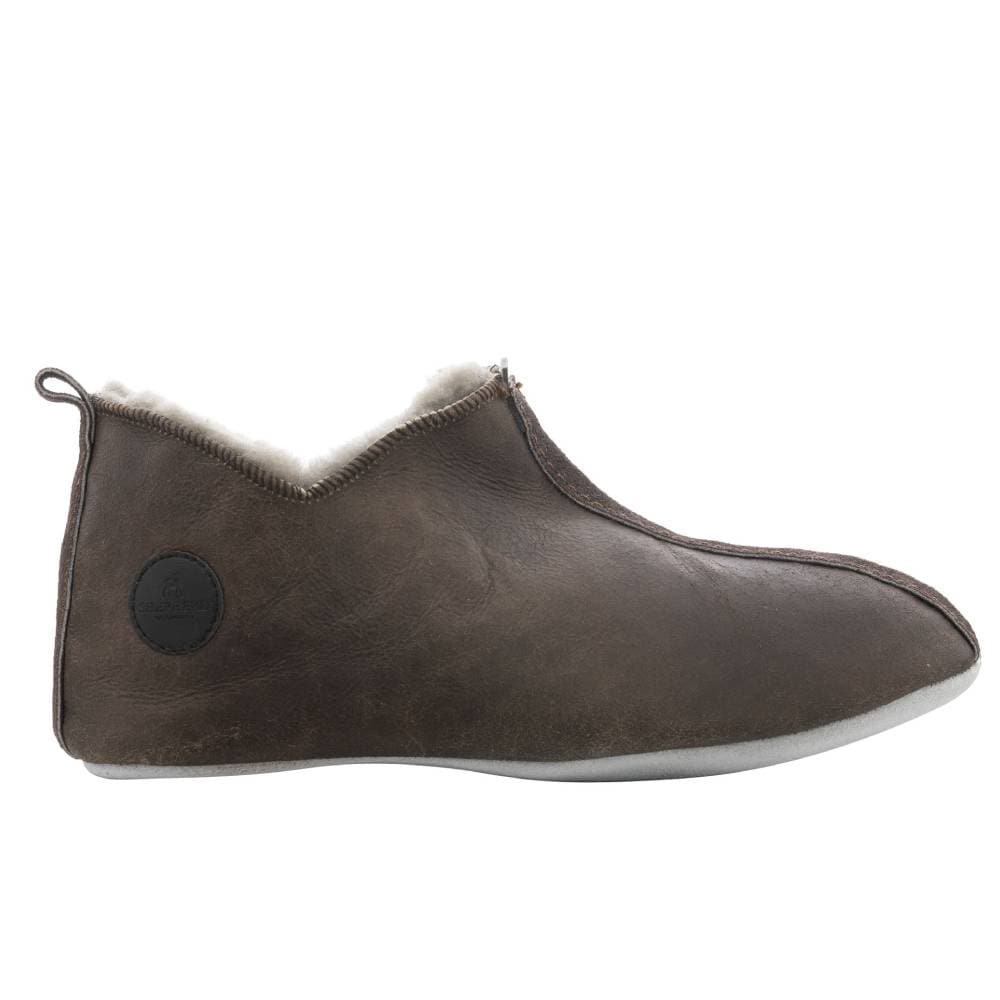 Shepherd Henrik Hjemmesko Saueskinn Stone Oiled Antique