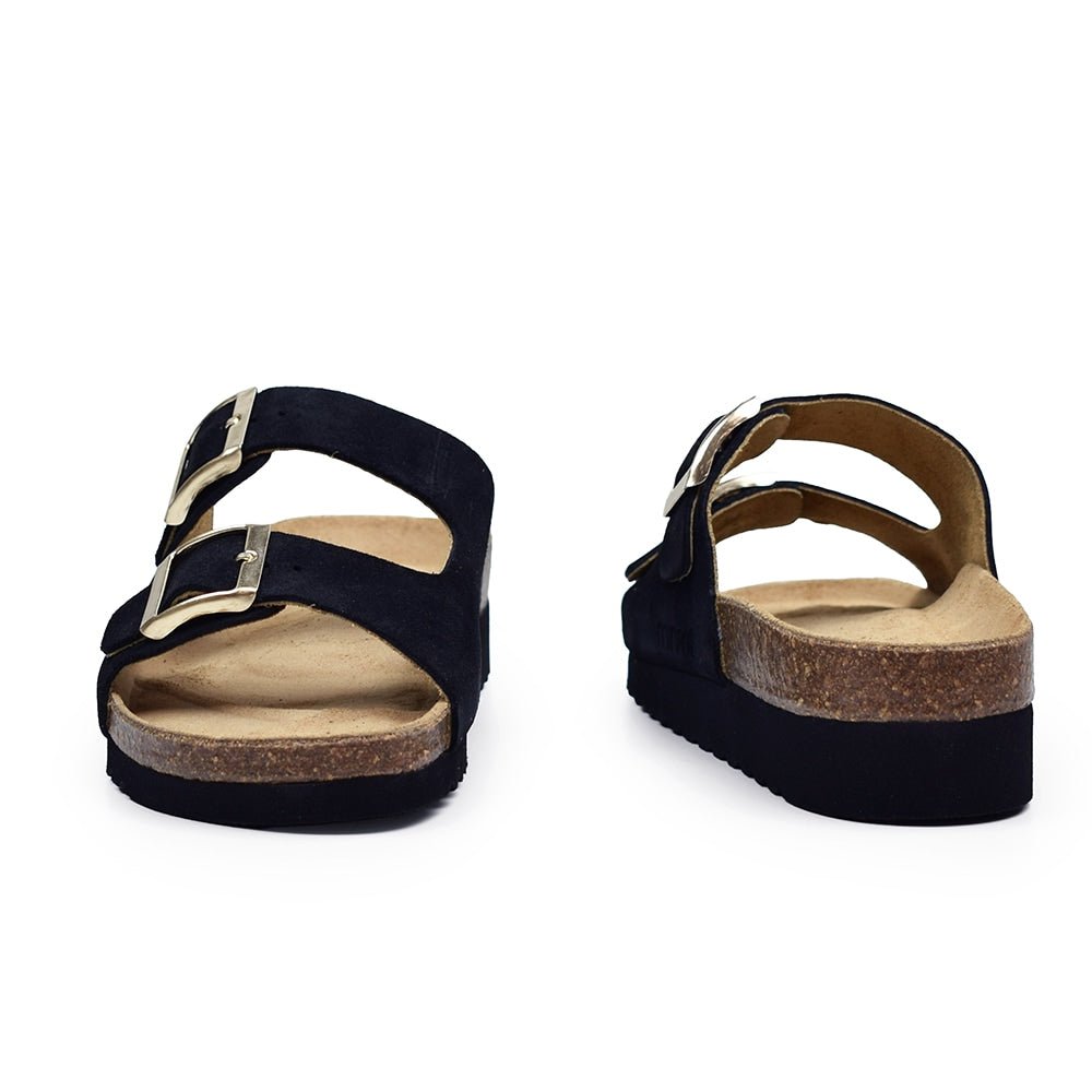 Produktbild 8 - Minfot Sandaler Blød Bio Moa Ruskind Sort