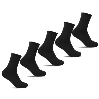 Minfot Sensitive Bambus Strømper Sort 5-pak