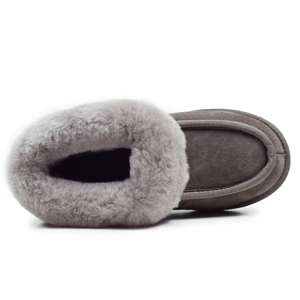 Produktbild 6 - Minfot Hjemmesko Fåreskind Koster med sål Stone