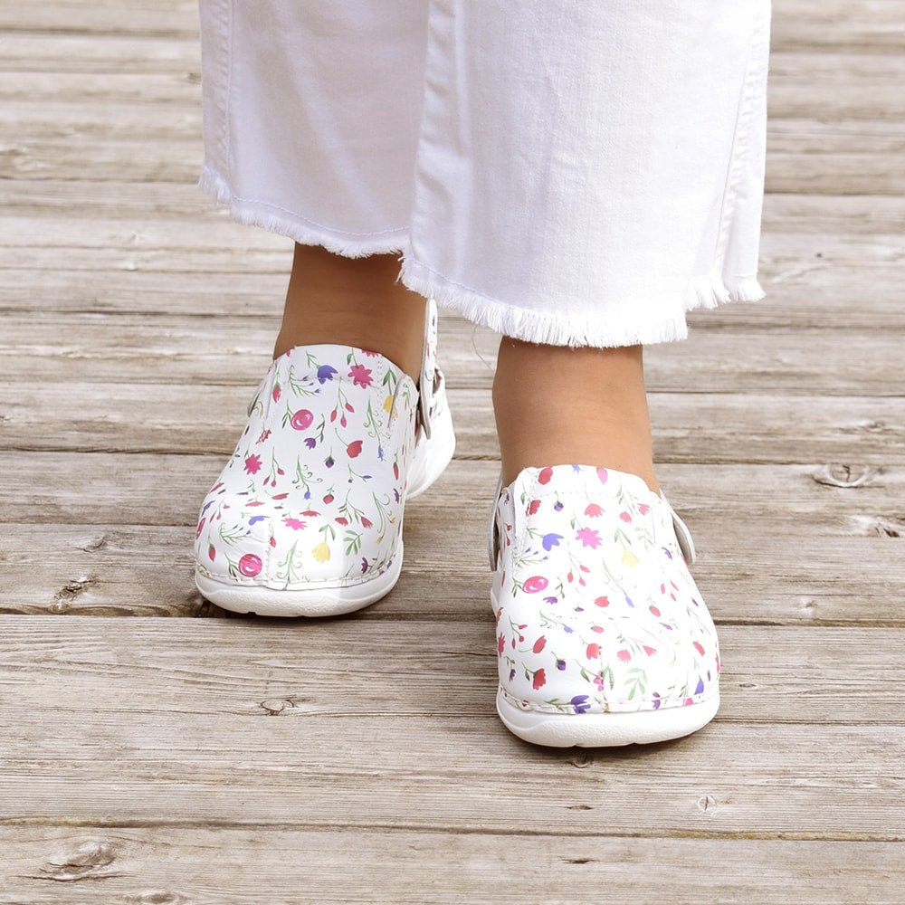 Produktbild 14 - Minfot Arbejdssko Blød Tøffel Blomster