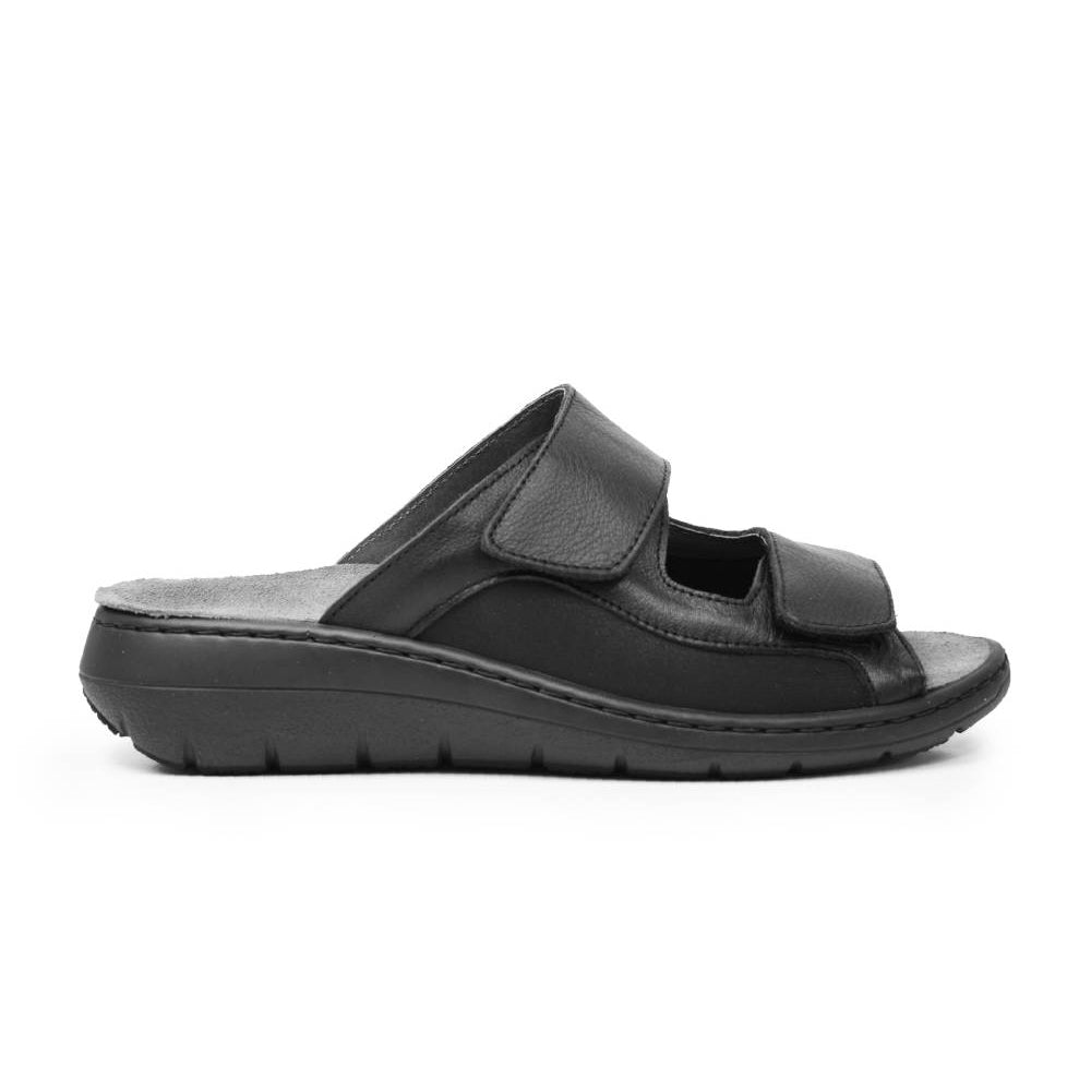 Embla Hälsoskor Sandaler Viola Ergoflex Elastik Sort