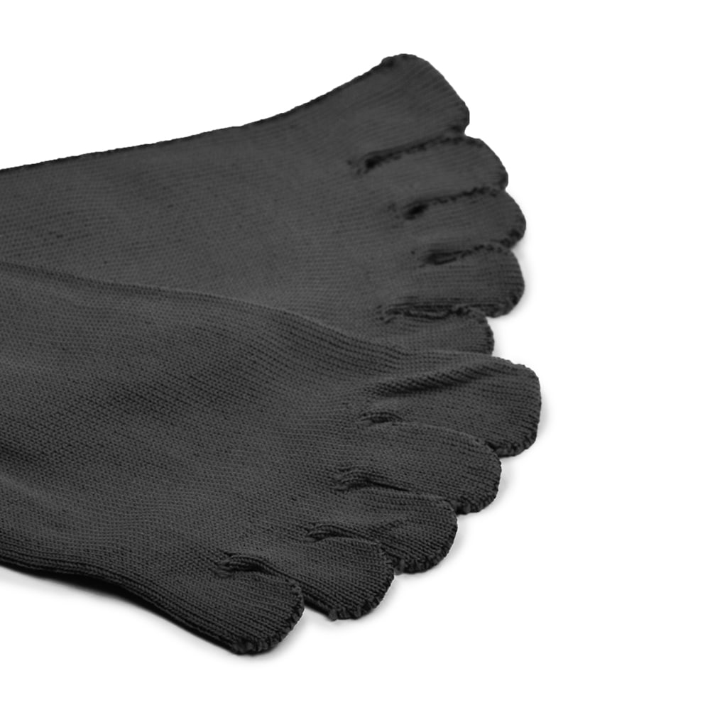 Minfot Tåstrømper Sport Sort 3-pak