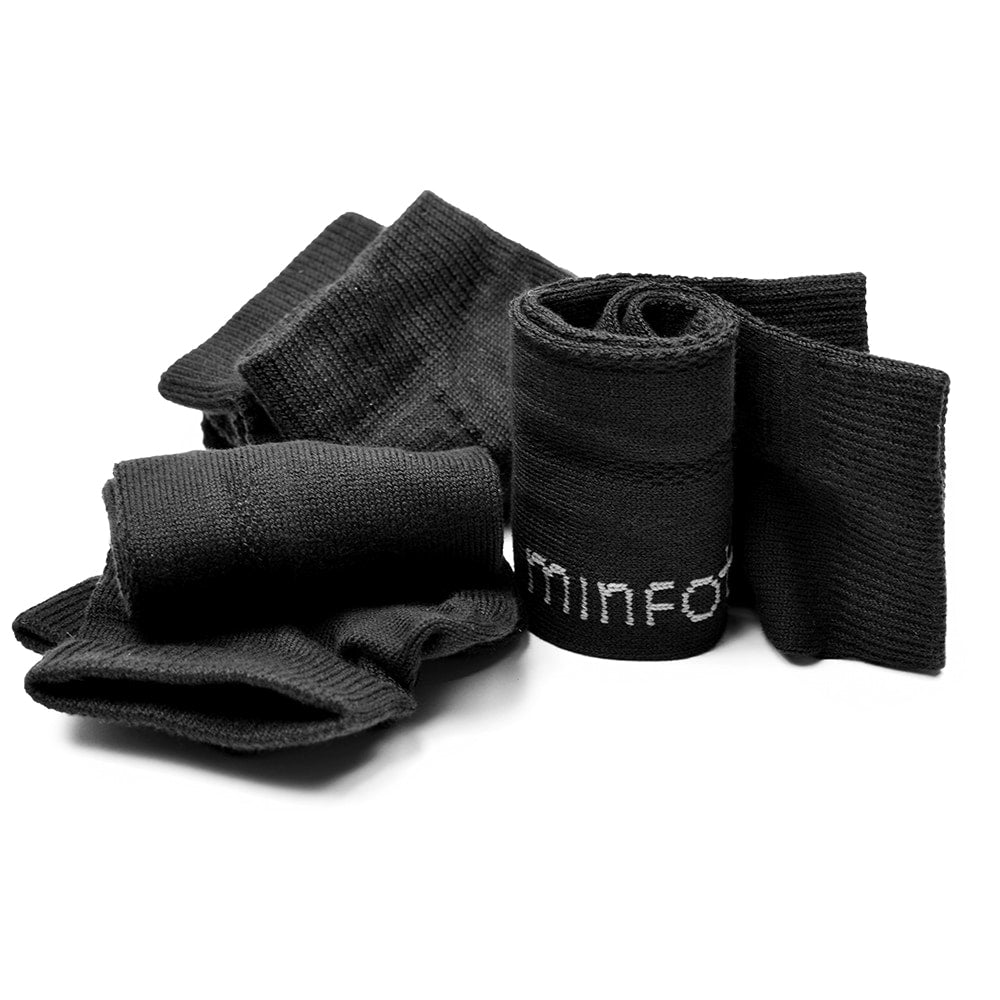 Produktbild 3 - Minfot Strumpor Trainer Svart 3-Pack