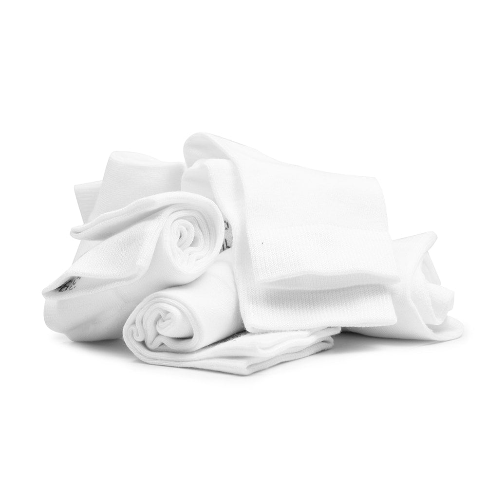 Minfot Bambusstrømper Quarter Hvid 5-pak