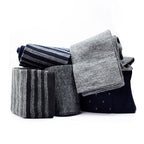 Minfot Strømper Merinould Stribet Navy Mix 5-pak