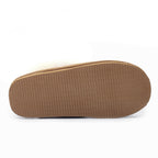 Minfot Fåreskinds Hjemmesko Slip-on Duved med såle Chestnut