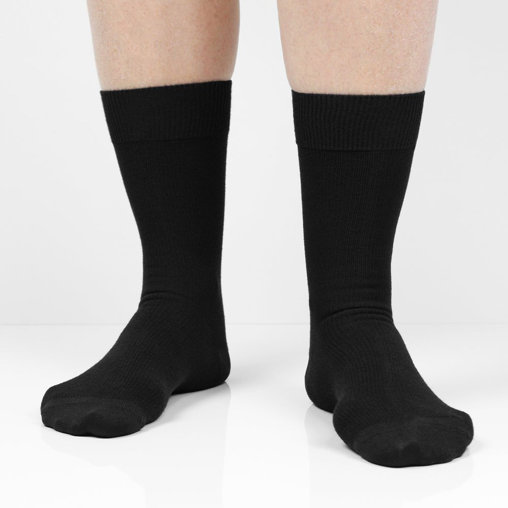 Produktbild 6 - Minfot Ankelstøttestrømper Bambus Sort 1-pack