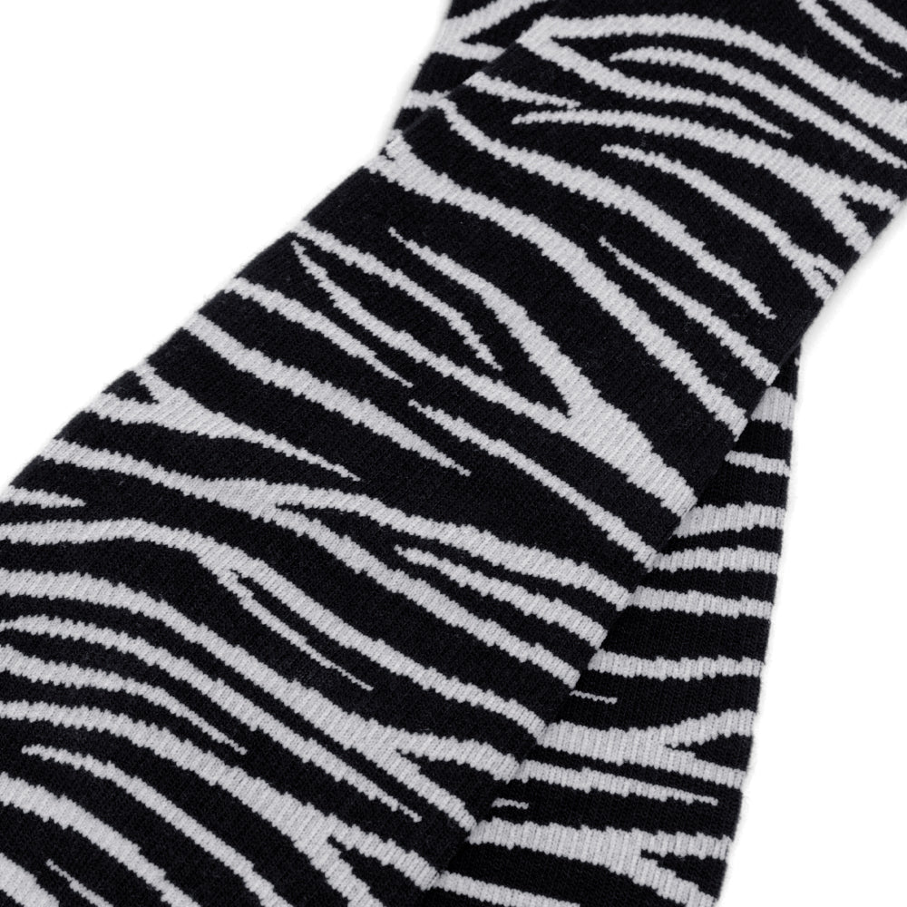 Minfot Støttestrømper Bambus Zebra Sort 1-pak