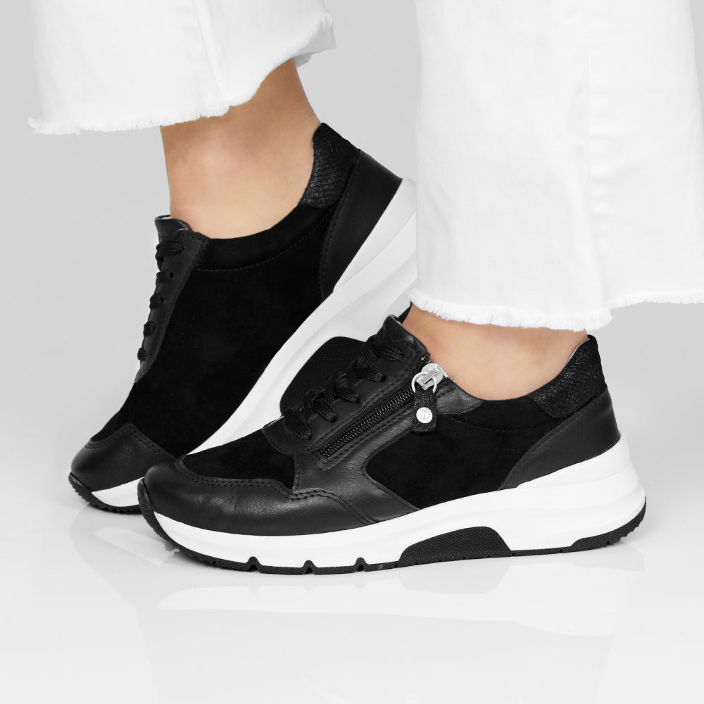 Minfot Sneaker Softrole Lux Stretch Sort