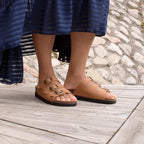 Minfot Lo Sandaler Dame Bio Læder Cognac