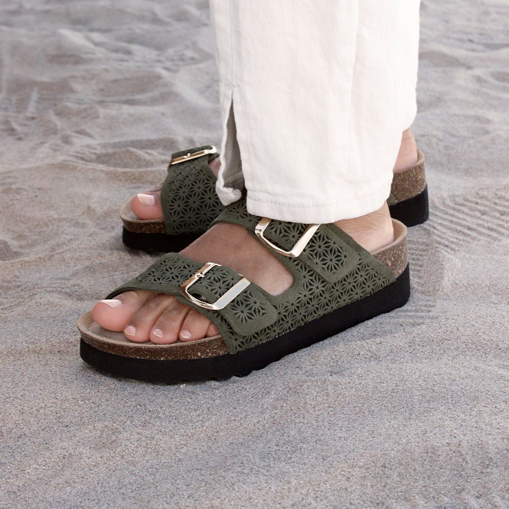 Minfot Daisy Sandaler Dame Ruskind Grøn