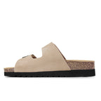 Minfot Moa Biosandaler Dame Ruskind Anatomisk 2-remme Beige